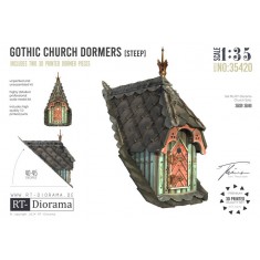 1/35 Gothic Church Dormers Steep (Approx. 40-45 Degrees)