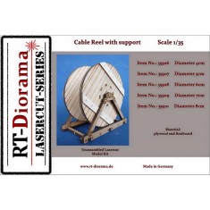 1/35 Cable Reel & Support (diameter: 50mm)