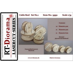 1/35 Cable Reel Set (4pcs) No.1