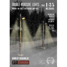 1/35 3D Resin Print: Double Roadside Lights