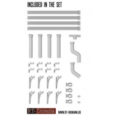 1/35 Rain Gutters Set