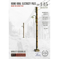1/35 Wooden Electricity Poles