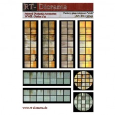 1/35 Printed Accessories: Factory Glass Windows "Wide"