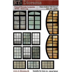 1/35 Glass Windows for Old Manor
