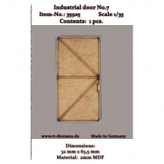 1/35 Lasercut: Industrial Door Vol. 7