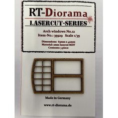 1/35 Arch Window Vol.12 (laser cut)