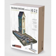 1/72 Railroad Crossing Diorama Base (160x100mm)