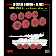 1/35 M1128 MGS Stryker Sagged Wheel set (8pcs)