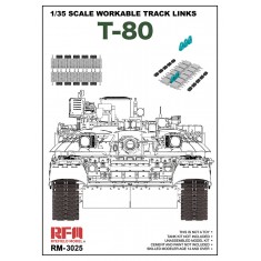 1/35 Workable Tracks for T-80 Series
