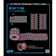 1/35 T-156 M1/M1A1 3D Printed Tracks with Drive Sprockets