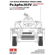 1/35 Workable Track Links for Pzkpfw.III/IV Early Production (40cm)