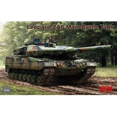1/35 Leopard 2A6 Main Battle Tank with Workable Track Links (without interior)