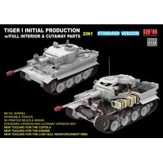 1/35 Tiger I Initial with Full Interior and Cutaway Parts [Standard Version]