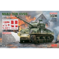 1/35 M4A3 76W VVSS Sherman Late with Full Interior [Upgrade Version]