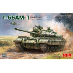1/35 T-55 AM-1 Main Battle Tank with Worlable Tracks