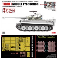 1/35 Tiger I Mid Tank with Upgrade set and Workable Track Links