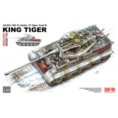 1/35 SdKfz.182 Pz.Kpfw. VI Tiger Ausf.B ''King Tiger'' Clear Version with Full Interior