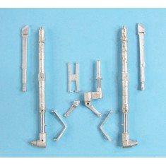 1/18 Focke-Wulf Fw 190A-5 Landing Gear for Hobby Boss kits (white metal)