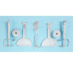 1/24 Messerschmitt Bf 109E Landing Gear for Airfix kits