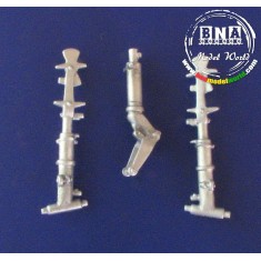 1/32 Hawker Hunter Landing Gear (White Metal) for Revell kit
