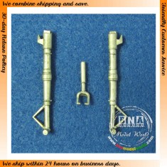 1/32 Messerschmitt Bf 109 Landing Gear (White Metal) for Eduard kit