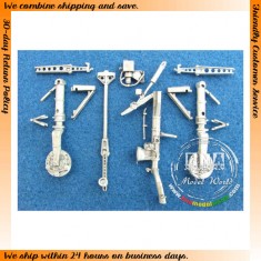 1/32 F-15D/E Eagle Landing Gear (White Metal) for Revell kit