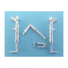 1/32 Spitfire Mk.VB Landing Gear for Hobby Boss kits (white metal)
