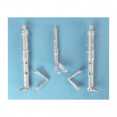 1/32 Messerschmitt Bf 109 Landing Gear for Dragon/Cyber Hobby kits (white metal)