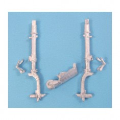 1/32 Mitsubishi J2M3 Raiden (Jack) Landing Gear for Hasegawa kits (white metal)