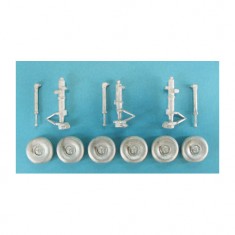 1/32 SA 330 Puma Landing Gear for Revell/Matchbox kits (white metal)