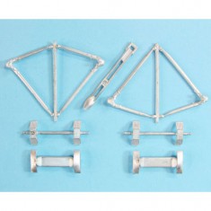 1/32 AEG G.IV Landing Gear for Wingnut Wings kits (white metal)
