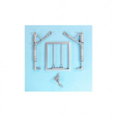 1/32 Hawker Hurricane Landing Gear for Flymodel kits (white metal)