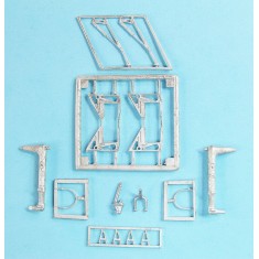 1/32 Henschel HS 129 B2/RIII Landing Gear for Zoukei-Mura kits