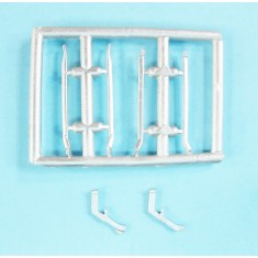 1/32 Fokker Dr.I Landing Struts for Meng Model (white metal)