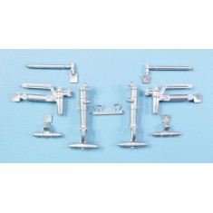 1/35 CH-47A Chinook Landing Gear for Trumpeter kit (white metal)
