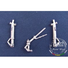 1/48 Canberra Landing Gear (White Metal) for Airfix kit