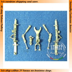 1/48 F-105 Landing Gear (White Metal) for Monogram kit