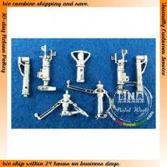 1/48 F-14 Tomcat Landing Gear (White Metal) for Hasegawa kit