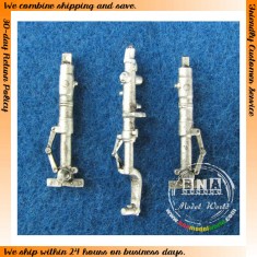 1/48 Me 262 Landing Gear (White Metal) for Tamiya kit