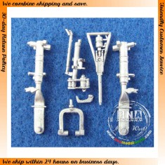 1/48 F-84G Thunderjet Landing Gear (White Metal) for Revell/Promodeller