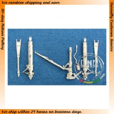 1/48 EA-6B Prowler Landing Gear (White Metal) for Kinetic kit