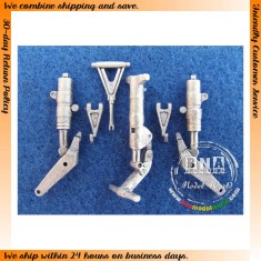 1/48 Su-15 Flagon Landing Gear (White Metal) for Trumpeter kit