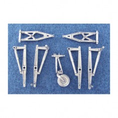 1/48 Focke Wulf Fw 189 Landing Gear for Great Wall Hobby kits (white metal)