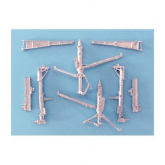 1/48 F-14 Tomcat Landing Gear for Hobby Boss kits (white metal)