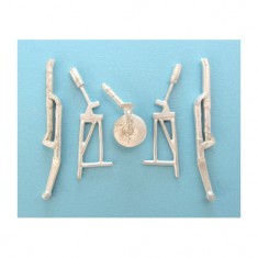 1/48 Tempest Mk.V Landing Gear for Eduard kits (white metal)