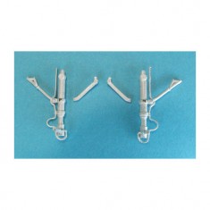 1/48 TBD-1 Devastator Main Landing Gear for Great Wall Hobby kits (white metal)