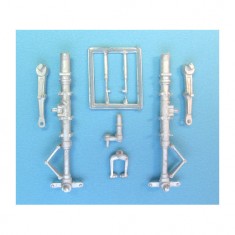 1/48 Fw 190 Landing Gear for Dragon/DML kits (white metal)