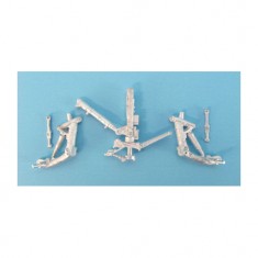 1/48 F/A-18E/F Super Hornet Landing Gear for Revell kits (white metal)
