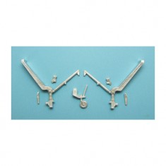 1/48 F2A-3 Buffalo Landing Gear for Special Hobby kits (white metal)