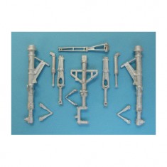 1/48 F-35B Lightning ll Landing Gear for Kitty Hawk kits (white metal)